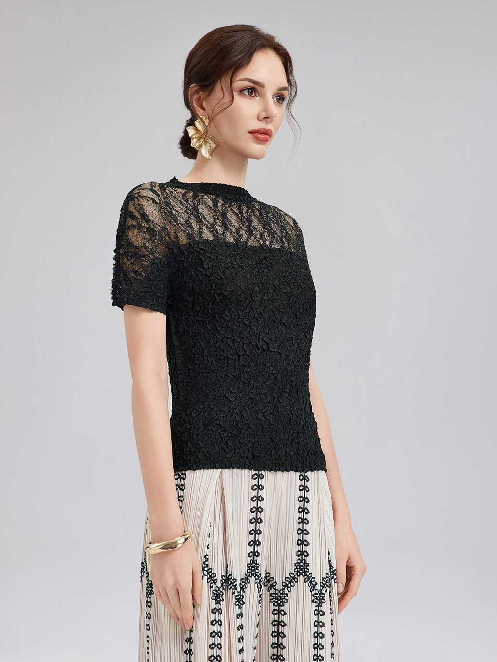 New Arrival Bohemian Pleated Set