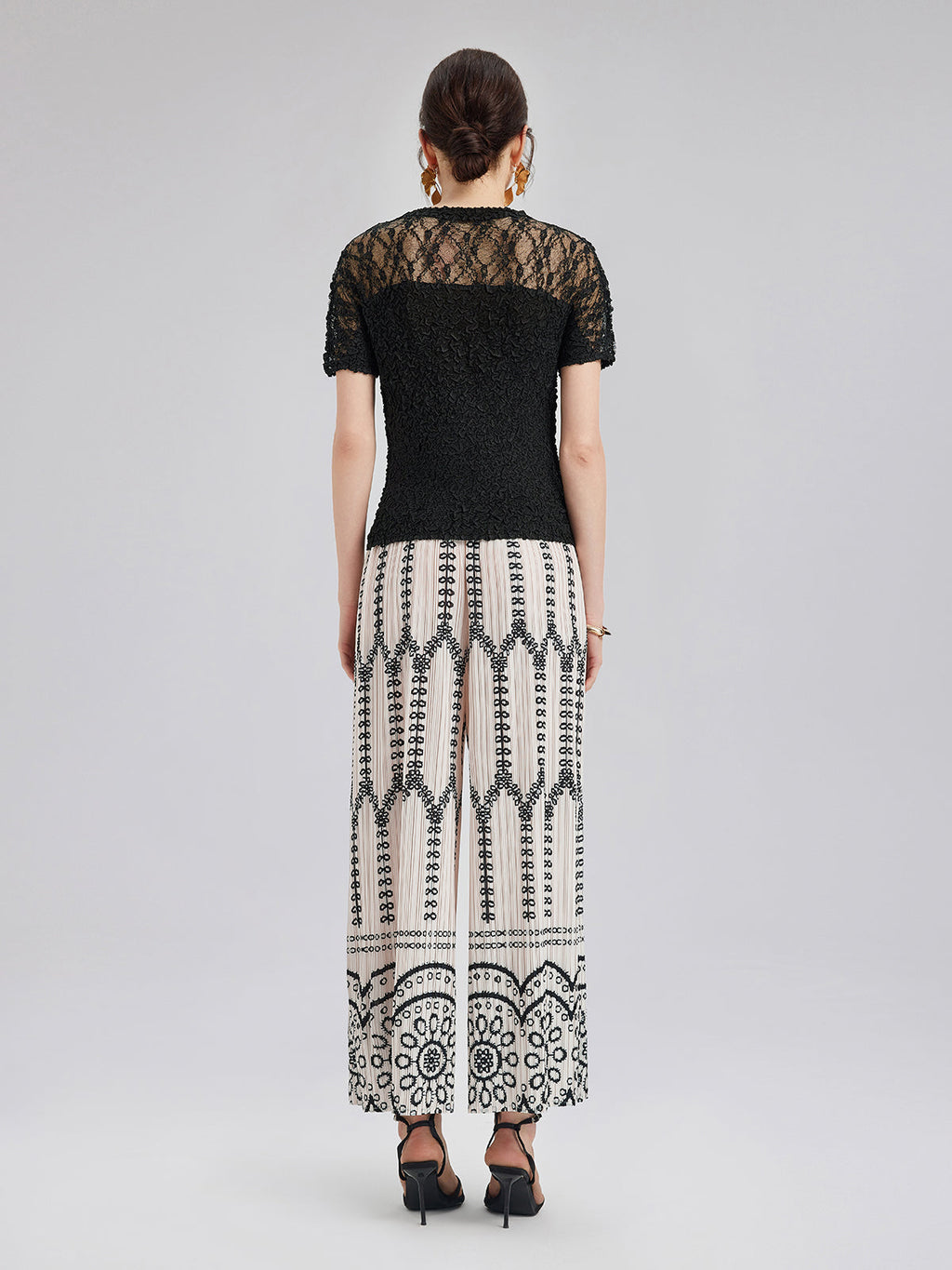 New Arrival Bohemian Pleated Set