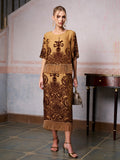 Baroque Velvet Fringe Set