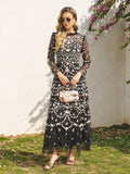 Floral Embroidered Mesh Dress