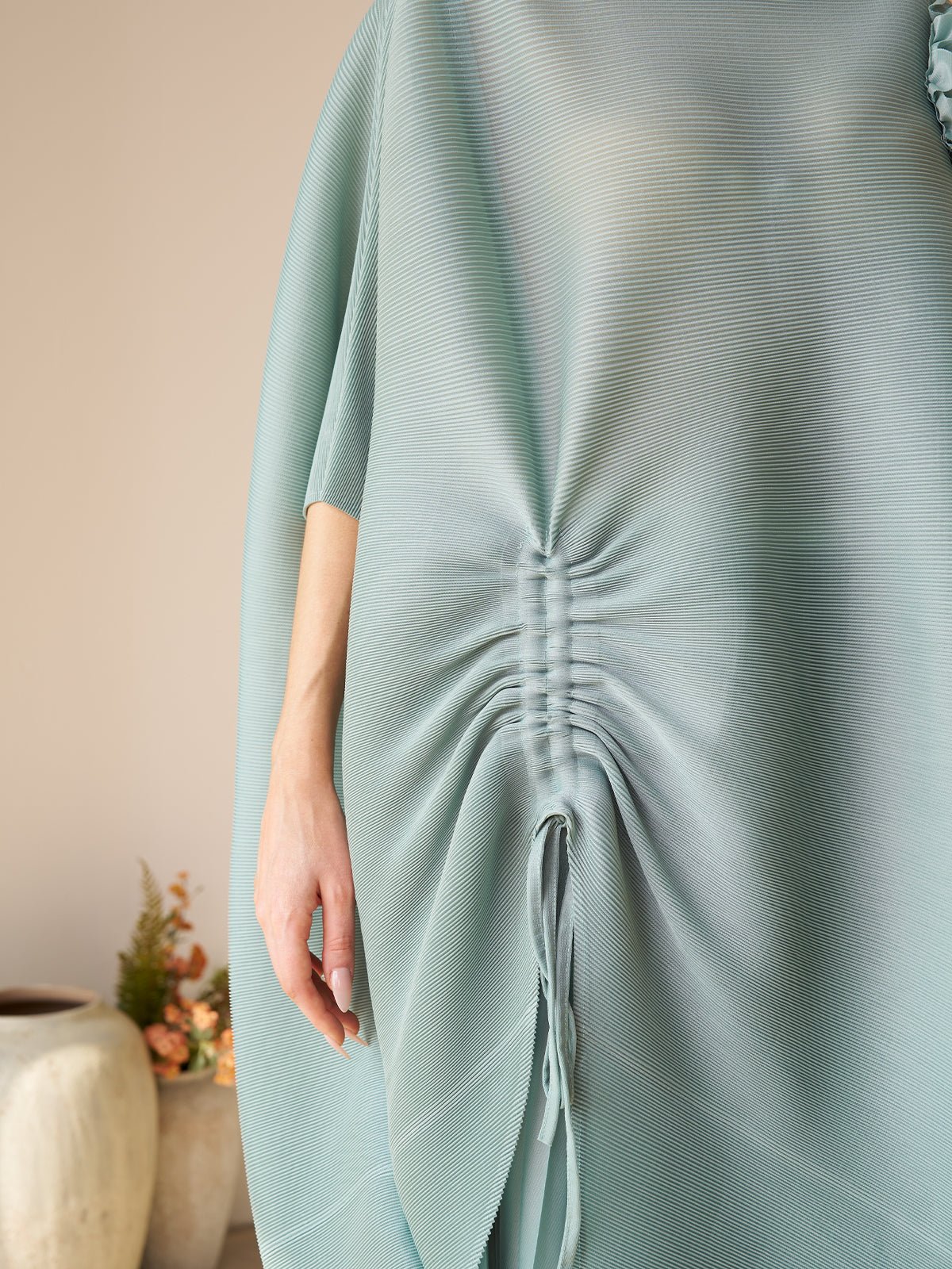 Pleated Floral Appliqué Set